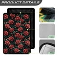 thumbnail image 4 of Yuyamidu Red Rose RV Door Window Shade Universal Camper Trailer Blackout Window Cover RV Side Door Window Shade Cover Decorative Accessories for Inside Camper, 4 of 7