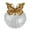 6303Golden, variant on RYUJNDK Crystal Inspired Candy Container Featuring Gold Silver Butterflies For Event Tabletop Decoration