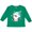 Kelly Green, variant on Inktastic Cute Christmas Penguin with Heart and Holly Boys or Girls Long Sleeve Toddler T-Shirt
