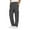 Dark Gray, variant on Men's Casual Knit Pants with Drawstring Waist and Cargo Pockets for Everyday Comfortable Wear Work Pants for Men Solid Casual Outdoor Pants Straight Type Trousers