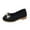 Black, variant on Akiihool Mary Jane Shoes Girls Dress Shoes Mary Jane Flats (Black,11)