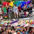 thumbnail image 4 of Oubit Rainbow Flag,30Pcs Rainbow Flags Mini Gay Pride Stick Flag Party Decorations Highly Recommended, 4 of 8
