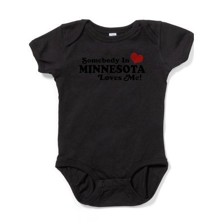 

CafePress - Minnesotaloves5 - Cute Infant Bodysuit Baby Romper