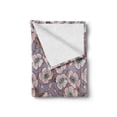 thumbnail image 2 of Vintage Soft Flannel Fleece Throw Blanket, Graceful Nature Theme Bedding Plant Poppies Buds with Look French Garden, Cozy Plush for Indoor and Outdoor Use, 50" x 60", Mauve Blush, by Ambesonne, 2 of 6