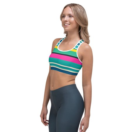 

Women’s Plaid Pattern Soft Colorful Comfortable Sports bra