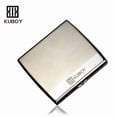 thumbnail image 5 of 20-pack stainless steel cigarette box, portable ultra-thin flip-top cigarette holder, free engraving, customized creative birthday gift for men,SKU00336-单排花 20支粗烟/22支中支, 5 of 12