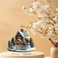 thumbnail image 6 of Christmas Village Houses Gingerbread House with Man Christmas Village Villas Navideas for Xmas Indoor Table Decor Display, 6 of 6
