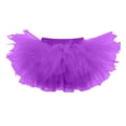 thumbnail image 6 of Kilaqueen Women's Five Layer Tulle Tutu Skirt with Elastic High Waist, Short Fluffy Costume Skirt for Dance, Rave, Party and Dress Up Outfits, 6 of 7