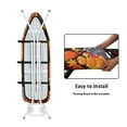 thumbnail image 4 of HELLHERO Standard Size Ironing Board Cover Protector Shell Turkey Pumpkin Ironing Board Covers with Cozy Nose Pocket Dirt-Resistant Household Iron Boards Covers, 4 of 5