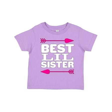 

Inktastic Best Lil Sister Gift Toddler Toddler Girl T-Shirt