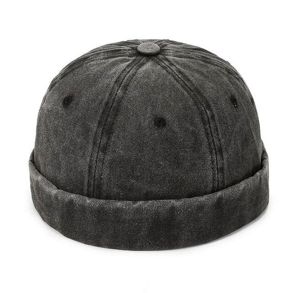 CoCopeaunts Vintage Dome Hat Men Cotton Brimless Skullies Cap Fashion Street Portable Hats Summer Multipurpose Beanie Hat Hip Hop Hats