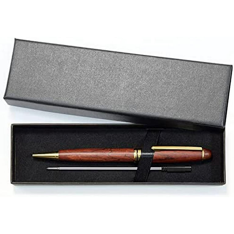 Luxury Wood Ballpoint Pens with Gift Box, Cambond Elegant Fancy Nice Pens Christmas Gift Pen Set for Men Women Employee Journaling Executive Business