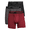 Black, Red, and Gray, variant on Reebok Men's Pro Series Performance Boxer Brief Reg. Length Underwear, 6 in