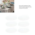 thumbnail image 3 of Napperon Rond Blanc pour Cuisine, 3 of 7