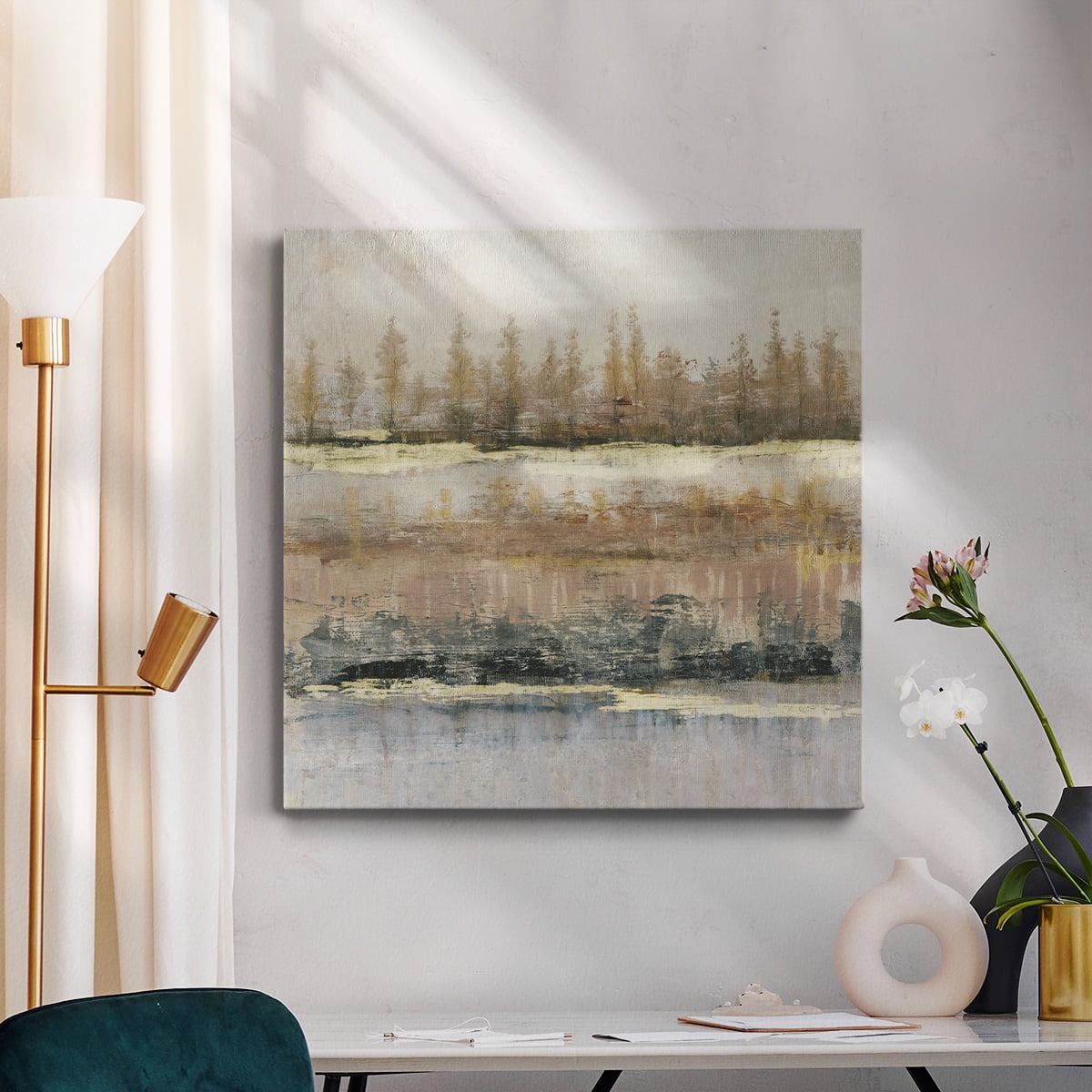 Wexford Home What Lies Beneath IV-Premium Gallery Wrapped Canvas, 32" x 32" - Ready to Hang