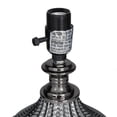 thumbnail image 6 of DecMode 20" Silver Table Lamp with Gray Fabric Shade, 6 of 12