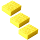 thumbnail image 1 of Bola de baño para niños con esponja de barro 3PCS - Impresión amarilla MFZFUKR CPB-DE-LYY675-4, 1 of 5