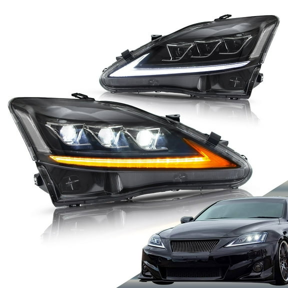 VLAND LED Projector Headlights for Lexus IS250 IS350 2006-2012 IS200d IS F 2008-2014