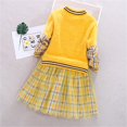 thumbnail image 5 of Gyexs Baby Girls' Embroidered Long Sleeve Dress Bunny Dress Easter Rabbit Dresses for Easter Daily Wear Z20-Yellow 9-10 Years, 5 of 6