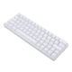thumbnail image 3 of Teclado mecánico Sincero 64 teclas Inalámbrico 2,4 G BT3.0 5.0 Tipo C Blanco Interruptor rojo, 3 of 10