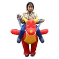 thumbnail image 1 of leyfeng Disfraz de dinosaurio inflable para niños, disfraces de Cosplay inflables para escenario de fiesta de Halloween, 1 of 8