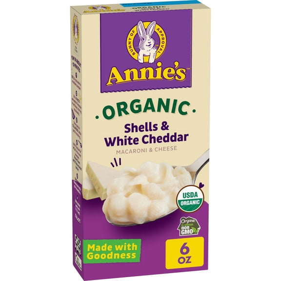 Annie's Organic Shells White Cheddar Mac and Cheese - 6oz
