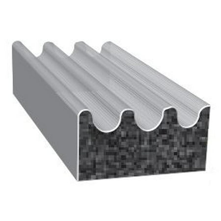 

Trim-Lok X113Ht-25 Ribbed Style Epdm Rubber Seal 113 Series - 25 Ft