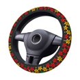 thumbnail image 2 of Bingfone Color Music1 Steering Wheel Cover - Universal 15 Inches Car Steering Wheel Covers Grip Auto Internal Accessories, 2 of 6