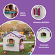 thumbnail image 3 of PLAYOUT KIDS | Casita Infantil Rosa Play House de Plástico Resistente para Jardín e Interior 1.50m, 3 of 3