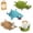 3 Pcs, variant on Crochet Frog Coaster, Funny HandβKnitted Animal Cup Mat, 5.12In Heat Insulation Table Pad for Mugs, Teacups, Kitchen Countertop, Dining Table & Desk Decor