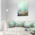 thumbnail image 1 of Dandelion Poppy and Daisy Flowers - Floral Canvas Art Print, 1 of 3