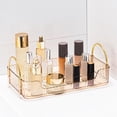 thumbnail image 3 of Hevirgo Metal Handle Makeup Organizer Makeup Storage Tray with Metal Handle Capacity Countertop Organizer for Neat Organized Cosmetic Storage for Bathroom, 3 of 8