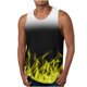 thumbnail image 1 of Hombres Casual Gradación Impresión Suéter Cuello Redondo Tanque Deportivo, 1 of 4