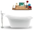 thumbnail image 2 of Tub, Faucet and Tray Set Streamline 70" Freestanding NH1380-140, 2 of 5