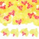 thumbnail image 1 of Cabezas de Flores de Orquídea Artificial de 20 Paquetes, Cabezas de Flores de Mariposa Falsas de Seda para Decoración [3.54", Amarillo], 1 of 1