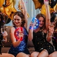 thumbnail image 4 of LED Light Up Tambourine Musical Instrument With Flashing Lights For Party Dance Floor Wedding Reception Glow In The Dark Handheld Percussion Toy For Adults Teens Kids, 4 of 7