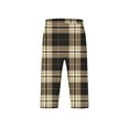 thumbnail image 6 of Handshe Men's Printed Straight Elastic Waist Lounge Pants with Pockets, Casual Comfort Home Sleepwear, 6 of 7