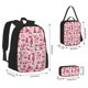 thumbnail image 2 of Easygdp Garden Gnomes Mochila para Niños y Niñas con Set de Caja de Almuerzo y Estuche para Lápices 3 en 1, Mochila Escolar Estampada para Adolescentes, 2 of 7