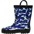 thumbnail image 2 of NORTY Boys Girls Toddler Little Big Kids Lug Sole Mid-Calf Waterproof Rubber Rain Boot, 2 of 17