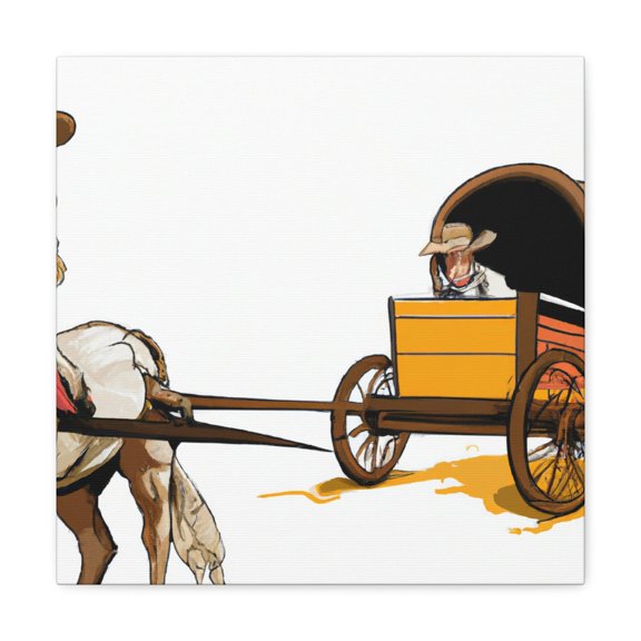Wagon of Classic Elegance - Canvas