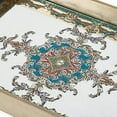 thumbnail image 5 of A&B Home Rectangular Mirrored Decorative Tray 18x13 Blue, 5 of 5
