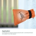 thumbnail image 6 of Uxcell 7.9"x5.5" 210D Oxford Fabric Outdoor Water Faucet Cover Socks Protector Orange 3 Pack, 6 of 6