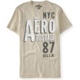 thumbnail image 1 of Camiseta Gráfica Aeropostale para Hombre Nyc 87 Beige Mediana, 1 of 1