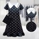 thumbnail image 5 of Disfraz de cosplay Black Wednesday Family Costume para fiesta de cumpleaños (100cm) Likrtyny Para estrenar, 5 of 8