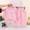 thumbnail image 2 of Baby Girl Clothes Girls Sets Fall Outfits Crewneck Sweatshirt Long Sleeve Top 6M-4T, 2 of 9