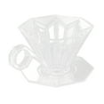 thumbnail image 4 of Coffee Brewing Filter Cone, Pour Over Coffee Dripper Large Water Flowing Resin  For Home Transparent,Beige, 4 of 8