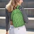 thumbnail image 7 of Balery Cactus Vintage Canvas Backpack for Men and Women - Large Capacity, Durable Travel Laptop Bag for School, Work, Hiking, and Outdoor Activities-Medium, 7 of 7