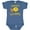 Indigo, variant on Inktastic Auntie's Little Guppy Cute Yellow Fish Boys or Girls Baby Bodysuit