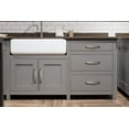 thumbnail image 5 of Utopia Alley 5pcs Apollo Pull Handle - Decorative Cabinet Drop Pull Handles- Vintage Cabinet Hardware with Hand Finished Brushed Nickel - Metal Drawer Pull Handle, 6.4" Center to Center, 5 of 6