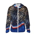 thumbnail image 2 of Lsque Fireworks UPF 50+ Lightweight Sun Protection Men's Women's Long Sleeve Shirt, Hoodie Performance -3X-Large, 2 of 9